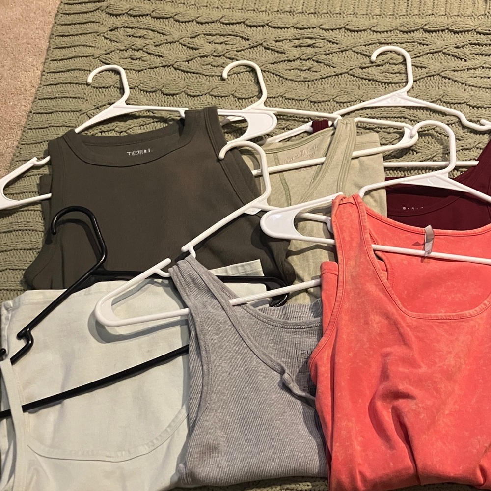 6!!! Assorted Tank Tops